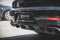Heck Ansatz Diffusor passend für Porsche Panamera Turbo 970 Facelift schwarz Hochglanz