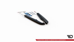 Heck Ansatz Flaps Diffusor passend für Porsche Panamera Turbo 970 Facelift Carbon Look
