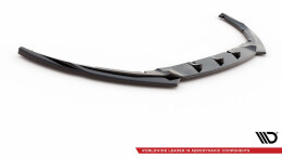 Cup Spoilerlippe Front Ansatz V.5 für Ford Focus ST Mk3 FL schwarz Hochglanz