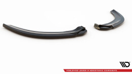 Heck Ansatz Flaps Diffusor V.2 passend für Ford Focus ST Mk3 Facelift schwarz Hochglanz