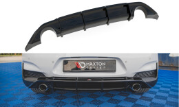 Heck Ansatz Diffusor V.3 passend für Hyundai I30 N Mk3 Hatchback schwarz Hochglanz