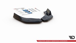 Street+ Heck Ansatz Flaps V.4 passend für Hyundai I30 N Mk3 Hatchback schwarz Hochglanz