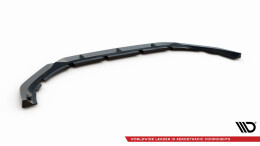 Cup Spoilerlippe Front Ansatz V.2 passend für Volvo S60/V60 R-Design Mk3 schwarz Hochglanz