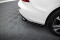 Heck Ansatz Flaps Diffusor passend für Volvo S60/V60 R-Design Mk3 schwarz Hochglanz