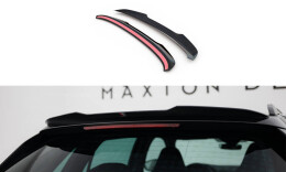Heck Spoiler Aufsatz Abrisskante passend für Skoda Kamiq Mk1 schwarz Hochglanz