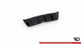 Heck Ansatz Diffusor passend für Skoda Kamiq Mk1 schwarz Hochglanz