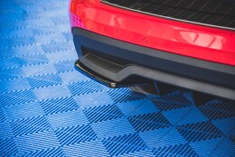 Heck Ansatz Flaps Diffusor passend für Skoda Kamiq Mk1 schwarz Hochglanz