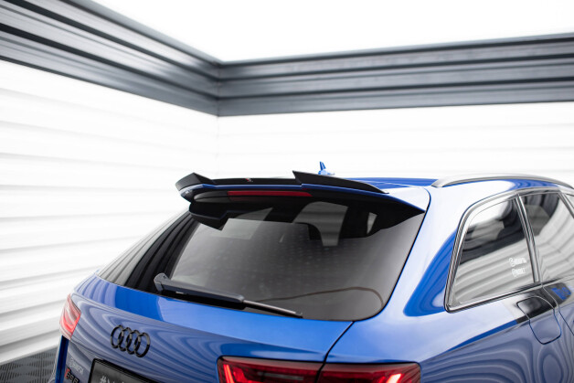 Heck Spoiler Aufsatz Abrisskante V.2 passend für Audi RS6 C7 / C7 Facelift schwarz Hochglanz