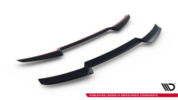Heck Spoiler Aufsatz Abrisskante V.2 passend für Audi RS6 C7 / C7 Facelift schwarz Hochglanz