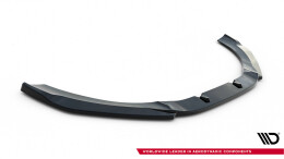 Cup Spoilerlippe Front Ansatz V.3 passend für Audi RS6 C7 / C7 Facelift schwarz Hochglanz