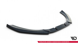 Cup Spoilerlippe Front Ansatz V.4 passend für Audi RS6 C7 / C7 Facelift schwarz Hochglanz