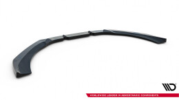 Cup Spoilerlippe Front Ansatz V.4 passend für Audi RS6 C7 / C7 Facelift schwarz Hochglanz