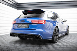 Heck Ansatz Flaps Diffusor V.2 passend für Audi RS6...