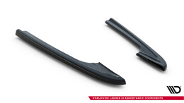 Heck Ansatz Flaps Diffusor V.2 passend für Audi RS6 C7 / C7 Facelift schwarz Hochglanz