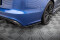 Heck Ansatz Flaps Diffusor V.2 passend für Audi RS6 C7 / C7 Facelift schwarz Hochglanz