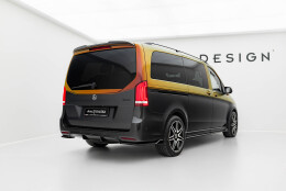Heck Spoiler Aufsatz Abrisskante passend für Mercedes-Benz V-Klasse AMG-Line W447 Facelift schwarz Hochglanz