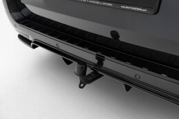 Heck Ansatz Diffusor passend für Mercedes-Benz V-Klasse AMG-Line W447 Facelift schwarz Hochglanz