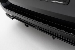 Heck Ansatz Diffusor passend für Mercedes-Benz V-Klasse AMG-Line W447 Facelift schwarz Hochglanz