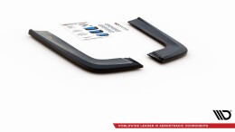 Heck Ansatz Flaps Diffusor V.2 passend für Mercedes-Benz V-Klasse AMG-Line W447 Facelift schwarz Hochglanz