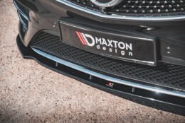 Cup Spoilerlippe Front Ansatz V.2 passend für Mercedes-Benz V-Klasse AMG-Line W447 schwarz Hochglanz