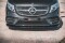 Cup Spoilerlippe Front Ansatz V.2 für Mercedes V-Klasse AMG-Line W447 schwarz Hochglanz