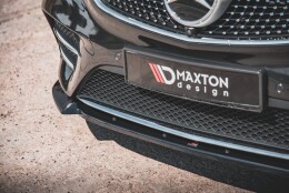 Cup Spoilerlippe Front Ansatz V.3 passend für Mercedes-Benz V-Klasse AMG-Line W447 schwarz Hochglanz