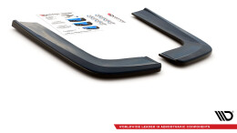 Heck Ansatz Flaps Diffusor V.1 passend für Mercedes-Benz V-Klasse AMG-Line W447 Facelift schwarz Hochglanz