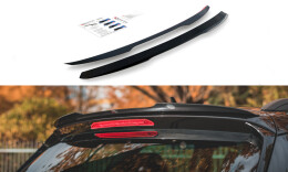 Heck Spoiler Aufsatz Abrisskante passend für Skoda Karoq Sportline schwarz Hochglanz