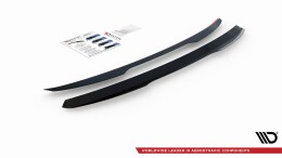 Heck Spoiler Aufsatz Abrisskante passend für Skoda Karoq Sportline schwarz Hochglanz