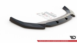 Cup Spoilerlippe Front Ansatz passend für Skoda Karoq Sportline schwarz Hochglanz
