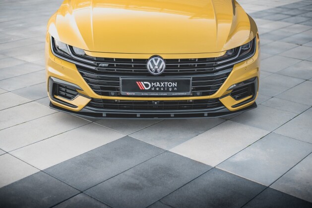 Street Pro Cup Spoilerlippe Front Ansatz für VW Arteon R-Line SCHWARZ