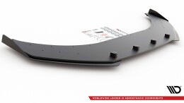 Street Pro Cup Spoilerlippe Front Ansatz passend für VW Arteon R-Line SCHWARZ+ HOCHGLANZ FLAPS