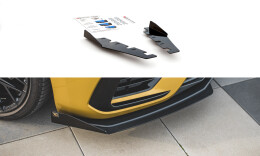Front Stoßstange Flaps passend für VW Arteon R-Line Limousine / Shooting Brake Mk1 schwarz Hochglanz