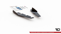 Street Pro Front Stoßstangen Flaps passend für VW Arteon R-Line FLAPS HOCHGLANZ