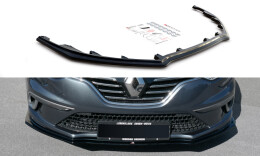 Cup Spoilerlippe Front Ansatz passend für Renault Megane Mk.4 GT-Line schwarz Hochglanz