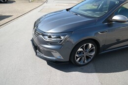 Cup Spoilerlippe Front Ansatz passend für Renault Megane Mk.4 GT-Line schwarz Hochglanz