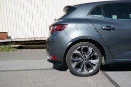 Heck Ansatz Flaps Diffusor passend für Renault Megane Mk.4 GT-Line schwarz Hochglanz