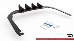 Street Pro Heck Ansatz Diffusor passend für VW Arteon R-Line SCHWARZ