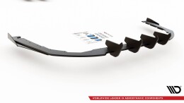 Street Pro Heck Ansatz Diffusor passend für VW Arteon R-Line SCHWARZ+ HOCHGLANZ FLAPS