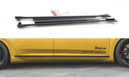 Street Pro Seitenschweller Ansatz Cup Leisten passend für VW Arteon R-Line SCHWARZ