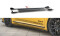Street Pro Seitenschweller Ansatz Cup Leisten + Flaps für VW Arteon R-Line Limousine / Shooting Brake Mk1 schwarz Hochglanz