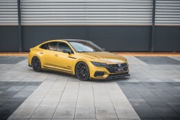 Seitenschweller Flaps für VW Arteon R-Line Limousine / Shooting Brake Mk1 schwarz Hochglanz