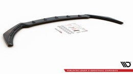 Cup Spoilerlippe Front Ansatz V.2 passend für Mercedes-AMG CLA 35 Aero C118 schwarz Hochglanz