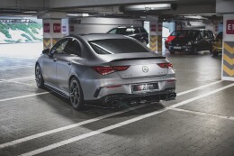 Heck Ansatz Diffusor für Mercedes-AMG CLA 35 Aero / 45 Aero C118 schwarz Hochglanz