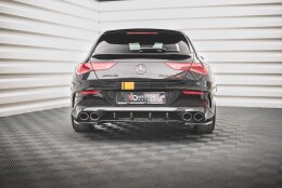 Heck Ansatz Diffusor passend für Mercedes-AMG CLA 35...