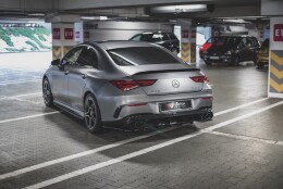 Heck Ansatz Diffusor passend für Mercedes-AMG CLA 35 Aero / 45 Aero C118 schwarz Hochglanz