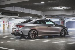 Seitenschweller Ansatz Cup Leisten passend für Mercedes-AMG CLA 35 / 45 C118 schwarz Hochglanz