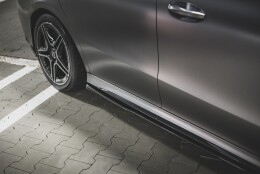 Street+ Seitenschweller Leisten passend für Mercedes-AMG CLA 35 / 45 C118 schwarz Hochglanz