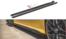 Seitenschweller Ansatz Cup Leisten passend für Mercedes-AMG A 45 S W177 Carbon Look