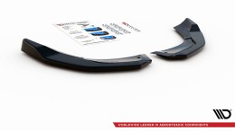 Heck Ansatz Flaps Diffusor für Mercedes-AMG A 45 S Aero Paket W177 schwarz Hochglanz